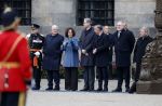 Amsterdam 10 december 2024
Staatsbezoek Portugal Koningin Maxima, president van Portugal Marcelo Rebelo de Sousaen  Koning Willem-Alexander bij paleis op de dam.  Femke Halsema Jan v Zanen Arthur v Dijk  Piet Hein Donner en Thom de Graaf