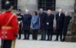 Amsterdam 10 december 2024
Staatsbezoek Portugal Koningin Maxima, president van Portugal Marcelo Rebelo de Sousaen  Koning Willem-Alexander bij paleis op de dam.  Femke Halsema Jan v Zanen Arthur v Dijk  Piet Hein Donner en Thom de Graaf