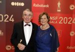 Arnhem 18 december 2024
Sportman van het jaar op Papendal. Sportgala. Hennie Kuiper met zijn vrouw