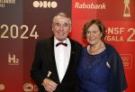 Arnhem 18 december 2024
Sportman van het jaar op Papendal. Sportgala. Hennie Kuiper met zijn vrouw