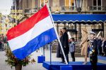 Amsterdam 10 december 2024
Staatsbezoek Portugal Koningin Maxima, president van Portugal Marcelo Rebelo de Sousaen  Koning Willem-Alexander bij paleis op de dam.