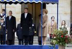 Amsterdam 10 december 2024
Staatsbezoek Portugal Koningin Maxima, president van Portugal Marcelo Rebelo de Sousaen  Koning Willem-Alexander bij paleis op de dam.