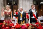Amsterdam 10 december 2024
Staatsbezoek Portugal Koningin Maxima, president van Portugal Marcelo Rebelo de Sousaen  Koning Willem-Alexander bij paleis op de dam. Ook prinses Amalia is aanwezig bij het staatsbanket.