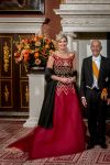 Amsterdam 10 december 2024
Staatsbezoek Portugal Koningin Maxima, president van Portugal Marcelo Rebelo de Sousaen  Koning Willem-Alexander bij paleis op de dam. Ook prinses Amalia is aanwezig bij het staatsbanket.