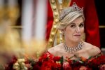 Amsterdam 10 december 2024
Staatsbezoek Portugal Koningin Maxima, president van Portugal Marcelo Rebelo de Sousaen  Koning Willem-Alexander bij paleis op de dam. Ook prinses Amalia is aanwezig bij het staatsbanket.