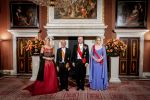 Amsterdam 10 december 2024
Staatsbezoek Portugal Koningin Maxima, president van Portugal Marcelo Rebelo de Sousaen  Koning Willem-Alexander bij paleis op de dam. Ook prinses Amalia is aanwezig bij het staatsbanket.