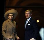Amsterdam 10 december 2024
Staatsbezoek Portugal Koningin Maxima, president van Portugal Marcelo Rebelo de Sousaen  Koning Willem-Alexander bij paleis op de dam.
