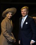 Amsterdam 10 december 2024
Staatsbezoek Portugal Koningin Maxima, president van Portugal Marcelo Rebelo de Sousaen  Koning Willem-Alexander bij paleis op de dam.