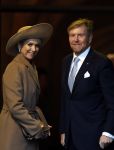 Amsterdam 10 december 2024
Staatsbezoek Portugal Koningin Maxima, president van Portugal Marcelo Rebelo de Sousaen  Koning Willem-Alexander bij paleis op de dam.