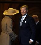 Amsterdam 10 december 2024
Staatsbezoek Portugal Koningin Maxima, president van Portugal Marcelo Rebelo de Sousaen  Koning Willem-Alexander bij paleis op de dam.