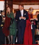 Amsterdam 11 december 2024
Koningspaar Koning Willem Alexander Koningin Maxima  bij contraprestatie Portugese staatsbezoek.