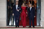 Amsterdam 11 december 2024
Koningspaar Koning Willem Alexander Koningin Maxima  bij contraprestatie Portugese staatsbezoek.