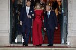 Amsterdam 11 december 2024
Koningspaar Koning Willem Alexander Koningin Maxima  bij contraprestatie Portugese staatsbezoek.