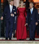 Amsterdam 11 december 2024
Koningspaar Koning Willem Alexander Koningin Maxima  bij contraprestatie Portugese staatsbezoek.