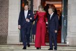 Amsterdam 11 december 2024
Koningspaar Koning Willem Alexander Koningin Maxima  bij contraprestatie Portugese staatsbezoek.