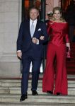 Amsterdam 11 december 2024
Koningspaar Koning Willem Alexander Koningin Maxima  bij contraprestatie Portugese staatsbezoek.