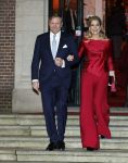 Amsterdam 11 december 2024
Koningspaar Koning Willem Alexander Koningin Maxima  bij contraprestatie Portugese staatsbezoek.