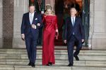 Amsterdam 11 december 2024
Koningspaar Koning Willem Alexander Koningin Maxima  bij contraprestatie Portugese staatsbezoek.