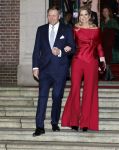 Amsterdam 11 december 2024
Koningspaar Koning Willem Alexander Koningin Maxima  bij contraprestatie Portugese staatsbezoek.