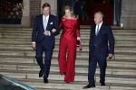 Amsterdam 11 december 2024
Koningspaar Koning Willem Alexander Koningin Maxima  bij contraprestatie Portugese staatsbezoek.