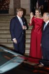 Amsterdam 11 december 2024
Koningspaar Koning Willem Alexander Koningin Maxima  bij contraprestatie Portugese staatsbezoek.