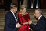 Amsterdam 11 december 2024
Koningspaar Koning Willem Alexander Koningin Maxima  bij contraprestatie Portugese staatsbezoek.