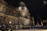 Amsterdam 10 december 2024
Staatsbezoek Portugal Koningin Maxima, president van Portugal Marcelo Rebelo de Sousaen  Koning Willem-Alexander bij paleis op de dam.. Romy Monteiro is uitgenodigd voor het diner