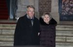 Amsterdam 11 december 2024
Koningspaar Koning Willem Alexander Koningin Maxima  bij contraprestatie Portugese staatsbezoek, Dick Schoof en partner Loes Meurs