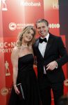 Arnhem 18 december 2024
Sportman van het jaar op Papendal. Sportgala. Pieter v d Hoogenband met zijn vrouw Marie Jose v d Hoogenband
