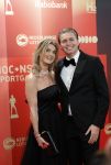 Arnhem 18 december 2024
Sportman van het jaar op Papendal. Sportgala. Pieter v d Hoogenband met zijn vrouw Marie Jose v d Hoogenband