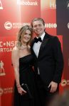 Arnhem 18 december 2024
Sportman van het jaar op Papendal. Sportgala. Pieter v d Hoogenband met zijn vrouw Marie Jose v d Hoogenband