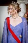 Amsterdam 10 december 2024
Staatsbezoek Portugal Koningin Maxima, president van Portugal Marcelo Rebelo de Sousaen  Koning Willem-Alexander bij paleis op de dam. Ook prinses Amalia is aanwezig bij het staatsbanket.