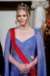 Amsterdam 10 december 2024
Staatsbezoek Portugal Koningin Maxima, president van Portugal Marcelo Rebelo de Sousaen  Koning Willem-Alexander bij paleis op de dam. Ook prinses Amalia is aanwezig bij het staatsbanket.