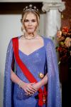 Amsterdam 10 december 2024
Staatsbezoek Portugal Koningin Maxima, president van Portugal Marcelo Rebelo de Sousaen  Koning Willem-Alexander bij paleis op de dam. Ook prinses Amalia is aanwezig bij het staatsbanket.