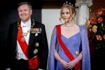 Amsterdam 10 december 2024
Staatsbezoek Portugal Koningin Maxima, president van Portugal Marcelo Rebelo de Sousaen  Koning Willem-Alexander bij paleis op de dam. Ook prinses Amalia is aanwezig bij het staatsbanket.