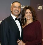 Arnhem 18 december 2024
Sportman van het jaar op Papendal. Sportgala.Ruud Gullit met zijn vriendin Karin de Rooij