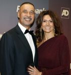 Arnhem 18 december 2024
Sportman van het jaar op Papendal. Sportgala.Ruud Gullit met zijn vriendin Karin de Rooij