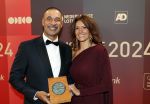 Arnhem 18 december 2024
Sportman van het jaar op Papendal. Sportgala.Ruud Gullit met zijn vriendin Karin de Rooij