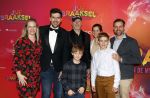 Amsterdam 7 december 2025
Premiere Juf Braaksel in Pathe Noord . david Cocheret kwam met zijn zwanger vrouw familie en vader Jan Cocheret