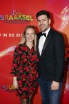 Amsterdam 7 december 2025
Premiere Juf Braaksel in Pathe Noord . david Cocheret kwam met zijn zwanger vrouw familie en vader Jan Cocheret