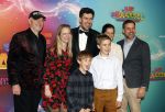 Amsterdam 7 december 2025
Premiere Juf Braaksel in Pathe Noord . david Cocheret kwam met zijn zwanger vrouw familie en vader Jan Cocheret
