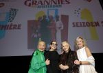 Amsterdam 2 december 2025
Presenatie Grannies van Amsterdam seizoen 2 . Martine v Os doet de presentatie. 
De Grannies bestaan uit Joanita Mug Tonneke en Lorraine . Ook hun kleinkinderen waren aanwezig  in Tuschinski