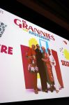 Amsterdam 2 december 2025
Presenatie Grannies van Amsterdam seizoen 2 . Martine v Os doet de presentatie. 
De Grannies bestaan uit Joanita Mug Tonneke en Lorraine . Ook hun kleinkinderen waren aanwezig  in Tuschinski