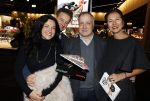 Amsterdam 11 december 2025
Eerste dag van de Masters expo in de RAI. Gunay Uslu  met Dick Advocaat  Wilftred Genee en Lili Genee