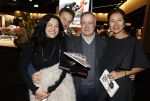 Amsterdam 11 december 2025
Eerste dag van de Masters expo in de RAI. Gunay Uslu  met Dick Advocaat  Wilftred Genee en Lili Genee