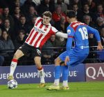 Eindhoven, 9 December 2025
PSV-Atletico Madrid, eindstand 2-3 CL
Championsleague
Guus Til