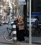 Amsterdam 22 december 2025
Jaap v Zweden en zijn vrouw Aaltje op straat in Amsterdam zuid.