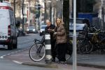 Amsterdam 22 december 2025
Jaap v Zweden en zijn vrouw Aaltje op straat in Amsterdam zuid.