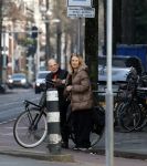 Amsterdam 22 december 2025
Jaap v Zweden en zijn vrouw Aaltje op straat in Amsterdam zuid.