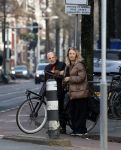 Amsterdam 22 december 2025
Jaap v Zweden en zijn vrouw Aaltje op straat in Amsterdam zuid.